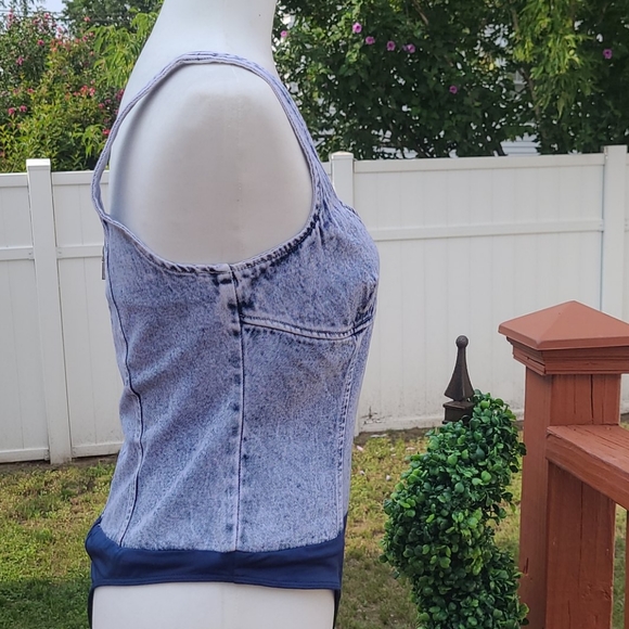 Culpos X INC Demin Bodysuit - Picture 6 of 7